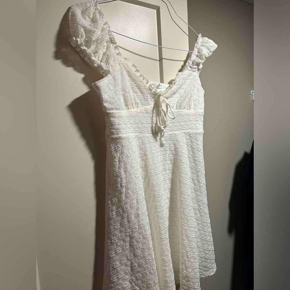 altard state white flowy dress